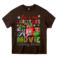 Chocolate Brown this is my christmas movie watching blanket Heavy Core Tee - OliviaCreatesArt