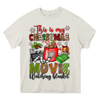 Cream this is my christmas movie watching blanket Heavy Core Tee - OliviaCreatesArt