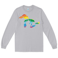 Moon Dust all michigan great lakes rainbow colors Long Sleeve Tee - linhVisuals