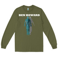 Army Green Ben Howard Long Sleeve Tee - linhVisuals