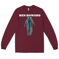 Burgundy Ben Howard Long Sleeve Tee - linhVisuals