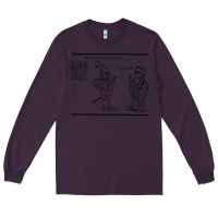 Plum doctor faustus vintage illustration design Long Sleeve Tee - linhVisuals