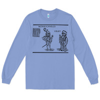 Colony Blue doctor faustus vintage illustration design Long Sleeve Tee - linhVisuals