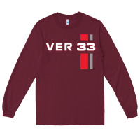 Burgundy ver 33 formula Long Sleeve Tee - linhVisuals