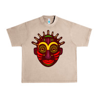 French Oak african masks 2 Urban Heavy Tee - BundleAndBundleShop