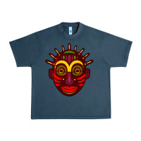 Midnight Navy african masks 2 Urban Heavy Tee - BundleAndBundleShop