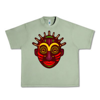 Oil Green african masks 2 Urban Heavy Tee - BundleAndBundleShop