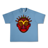 Pebble Blue african masks 2 Urban Heavy Tee - BundleAndBundleShop