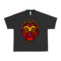 Pigment Black african masks 2 Urban Heavy Tee - BundleAndBundleShop