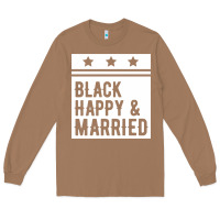 Toasted Coconut black happy & married funny wedding gifts Long Sleeve Tee - linhVisuals