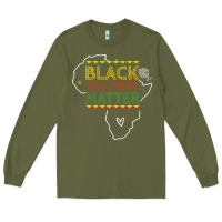 Army Green black teacher matters african american pride dashiki black history mon Long Sleeve Tee - linhVisuals