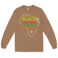 Toasted Coconut black teacher matters african american pride dashiki black history mon Long Sleeve Tee - linhVisuals