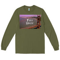 Army Green f u l l h o u s e Long Sleeve Tee - linhVisuals