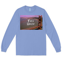 Colony Blue f u l l h o u s e Long Sleeve Tee - linhVisuals