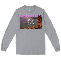 Heather Grey f u l l h o u s e Long Sleeve Tee - linhVisuals