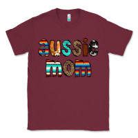 Burgundy Aussie mom Classic Tee - CowCowDesign