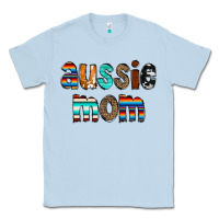 Dusty Blue Aussie mom Classic Tee - CowCowDesign