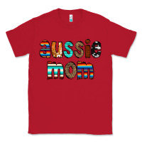 Red Aussie mom Classic Tee - CowCowDesign