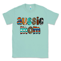 Seafoam Aussie mom Classic Tee - CowCowDesign