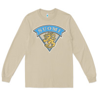 Mushroom faded style suomi finland lion design Long Sleeve Tee - linhVisuals