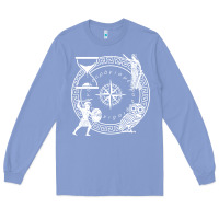 Colony Blue the four stoic virtues   stoicism Long Sleeve Tee - linhVisuals