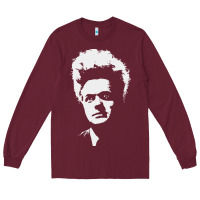 Burgundy eraserhead Long Sleeve Tee - linhVisuals
