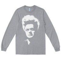 Heather Grey eraserhead Long Sleeve Tee - linhVisuals