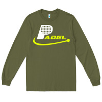Army Green padel Long Sleeve Tee - linhVisuals