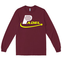 Burgundy padel Long Sleeve Tee - linhVisuals