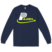 Navy padel Long Sleeve Tee - linhVisuals