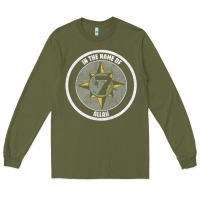 Army Green five percent nation of islam vintage look design Long Sleeve Tee - linhVisuals