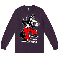Plum big bad wolf Long Sleeve Tee - linhVisuals