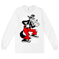 White big bad wolf Long Sleeve Tee - linhVisuals