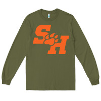 Army Green The SHSU Athletics Long Sleeve Tee - linhVisuals