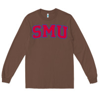 Chestnut The SMU Athletics wordmark Long Sleeve Tee - linhVisuals