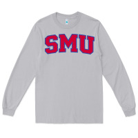 Moon Dust The SMU Athletics wordmark Long Sleeve Tee - linhVisuals