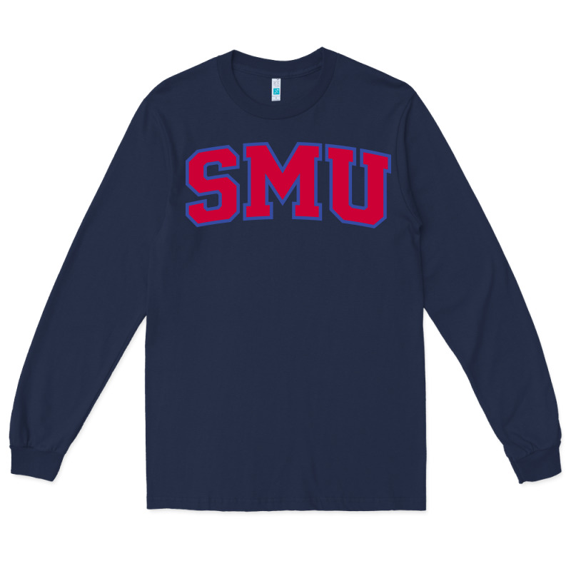 The Smu Athletics Wordmark Long Sleeve Tee by linhVisuals | Teevron
