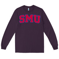 Plum The SMU Athletics wordmark Long Sleeve Tee - linhVisuals