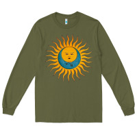 Army Green king crimson Long Sleeve Tee - linhVisuals