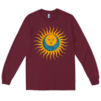 Burgundy king crimson Long Sleeve Tee - linhVisuals