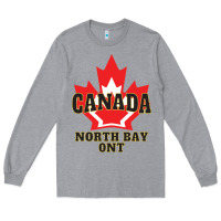 Heather Grey north bay ontario on a cool Long Sleeve Tee - linhVisuals