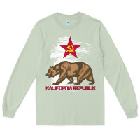 Matcha california republic communist kalifornia t shirt Long Sleeve Tee - linhVisuals