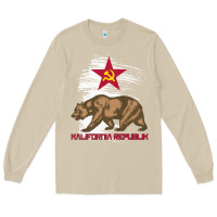 Mushroom california republic communist kalifornia t shirt Long Sleeve Tee - linhVisuals