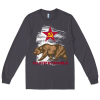 Smoke california republic communist kalifornia t shirt Long Sleeve Tee - linhVisuals