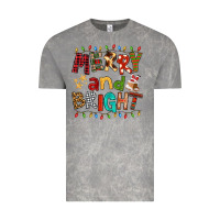 Cloud Rock Merry And Bright Vintage Tee - FaDigitalArtStudio