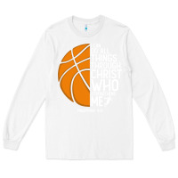 White christian basketball i can do all things through christ philippians 41 Long Sleeve Tee - linhVisuals