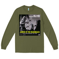 Army Green Neil Young Long Sleeve Tee - linhVisuals