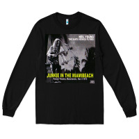 Black Neil Young Long Sleeve Tee - linhVisuals