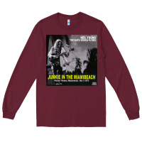 Burgundy Neil Young Long Sleeve Tee - linhVisuals
