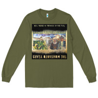Army Green Neil Young Long Sleeve Tee - linhVisuals